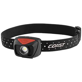 Coast Polysteel 60 Headlamp: BK-CTT30415