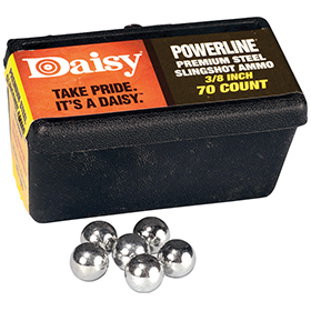 Daisy Steel Slingshot Ammo .38in: BK-DAI8183