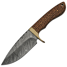 Damascus Celtic Knot Hunter: BK-DM1208