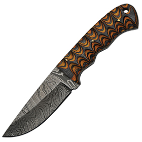 Damascus Twisted Wood Hunter: BK-DM1218