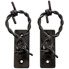 Denix Barbed Wire Hanger Pair: BK-DX20B