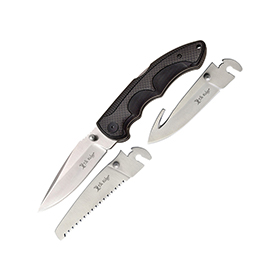 Elk Ridge Blade Change Lockback Black: BK-ER942BK