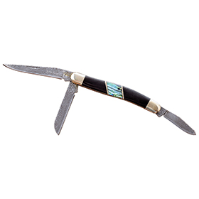 Elk Ridge Small Stockman Abalone: BK-ER953DAB