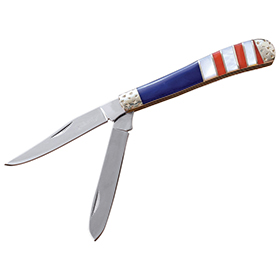 Elk Ridge Trapper Red White Blue: BK-ER954AF