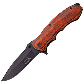 Elk Ridge Linerlock A/O Black: BK-ERA160BW