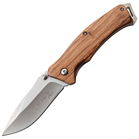 Elk Ridge Linerlock Zebrawood: BK-ERA936ZW