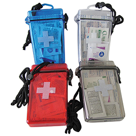 Elite First Aid Mini First Aid Kit Assorted: BK-FA150