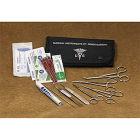 Elite First Aid First Aid Field Surgical Kit: BK-FA80122BK