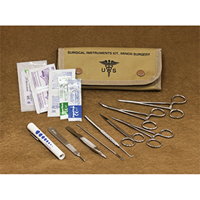 Elite First Aid First Aid Field Surgical Kit: BK-FA80122TAN