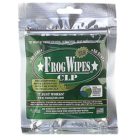 FrogLube Treated Wipes 5 Pack: BK-FROG14936