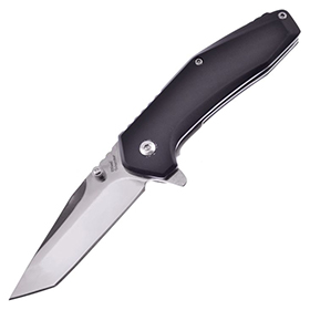 Frost Cutlery Linerlock A/O Black: BK-FSW888B
