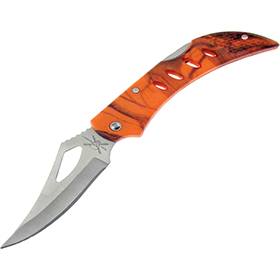 Frost Cutlery Tactical Lockback Orange Camo: BK-FTA007OC