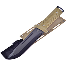 Frost Cutlery Fixed Blade: BK-FTX4663SAND