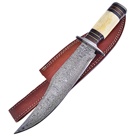 Frost Cutlery Damascus Bowie: BK-FVFD20WWSB