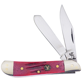 Frost Cutlery Dog Leg Trapper Dark Red: BK-FWT975DRJB