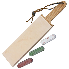 Garos Goods Paddle Strop w/Compound: BK-GG25DSLSC