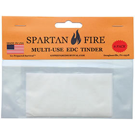 Go Prepared Survival Spartan Fire Multi-Use Tinder: BK-GOP676