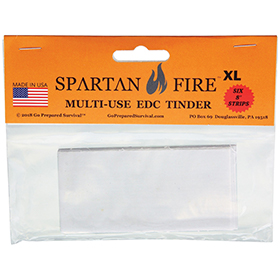 Go Prepared Survival Spartan Fire XL EDC Tinder: BK-GOP679