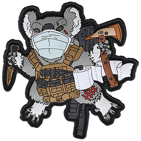 Halfbreed Blades C-19 Drop Bear Morale Patch: BK-HBBP2021