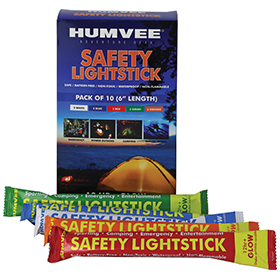 Humvee 6" Safety Glow Stick 10 Pk: BK-HMV6FP10