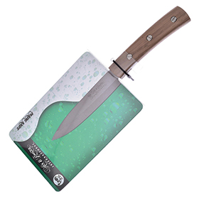 Hen & Rooster Paring Knife Black Ceramic: BK-HRI061BC