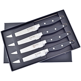 Hen & Rooster Steak Knife Set 4pc: BK-HRI103B