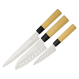 Hen & Rooster Kitchen Knife Set: BK-HRIK100