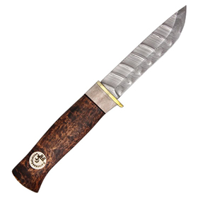 Karesuando Kniven Beaver Damask: BK-KAR3500