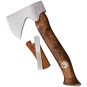 Karesuando Kniven Vuogas Axe Brown: BK-KAR4042