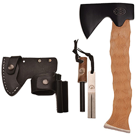 Karesuando Kniven Bushcraft Axe Carbon Black Set: BK-KAR434890