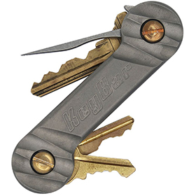 KeyBar KeyBar Carved Titanium: BK-KBR224