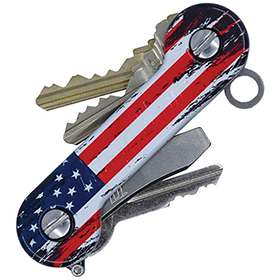 KeyBar KeyBar Aluminum American Flag: BK-KBR246