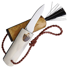 Kellam Mushroom Pocket Fixed Blade: BK-KLATPS58R