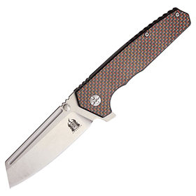 Komoran Linerlock Red Carbon Fiber: BK-KO021