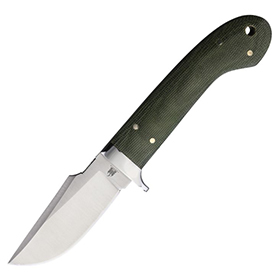 Komoran Fixed Blade Green Micarta: BK-KO026