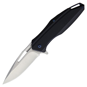 Komoran Linerlock Black G10: BK-KO032