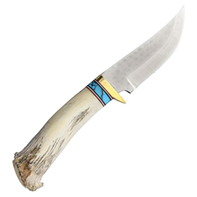 Ken Richardson Knives Fixed Blade Hunter Turquoise: BK-KRK1405CT