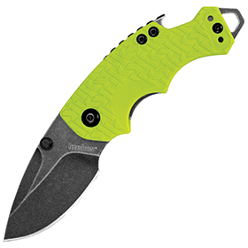 Kershaw Shuffle Lime Green BlackWash: BK-KS8700LIMEBW