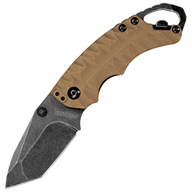 Kershaw Shuffle II Linerlock Tan Knife: BK-KS8750TTANBW