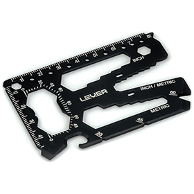 Lever Gear Toolcard Pro Black: BK-LGL1004R