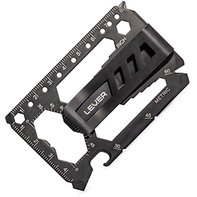 Lever Gear Toolcard Pro with Money Clip: BK-LGL1005R