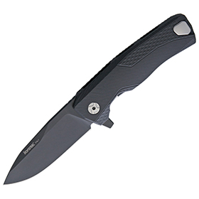 LionSTEEL ROK Framelock Black: BK-LSTROKABB