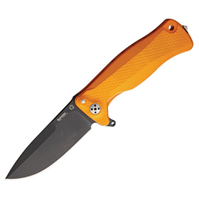 LionSTEEL SR11 Framelock Black Orange: BK-LSTSR11AOB