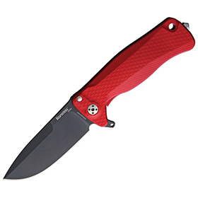 LionSTEEL SR22 Framelock Red: BK-LSTSR22ARB