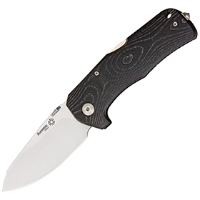 LionSTEEL TM1 Micarta Handle Satin Blade: BK-LSTTM1MS