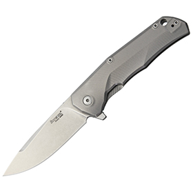 LionSTEEL TRE Titanium Framelock Gray: BK-LSTTREGR