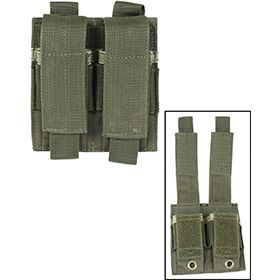 Mil-Tec OD Double Pistol Mag Pouch: BK-M4464