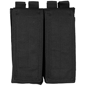 Mil-Tec Black AK47 Double Mag Pouch: BK-M4473