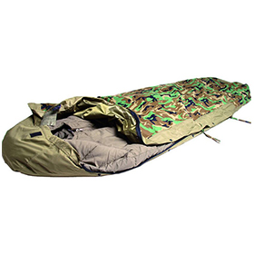 Mil-Tec Woodland Camo Sleeping Bag C: BK-M4490