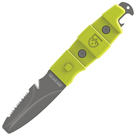 Gear Aid AKUA Paddle/Dive Knife Green: BK-MCN62065